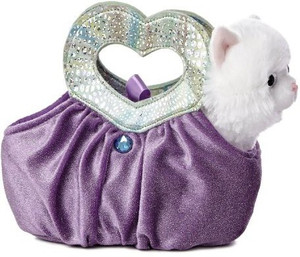 Fancy Pals Purse Pet Carriers Lavender Heartfelt Fancy Pals Miniplush Purse Pet Carriers