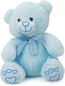 Starwalk Baby Blue Bear Plush with Bow 30 cm - 30 cm