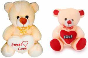 Deals India Deals India George Teddy and chinky Cream Bear 35cm - 30 cm