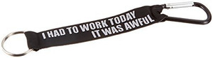 Gund Grumpy Cat Meme I Had to Work Lanyard and Carbiner, 8