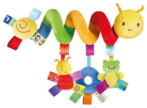 Taggies Go with Me Friends Caterpillar Carrier Toybar - 15 inch