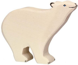 Holztiger Wooden Polar Bear
