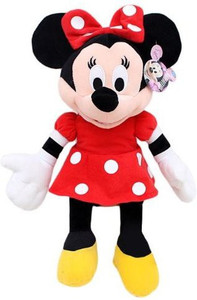 Disney Plush Classic Minnie Mouse Red Polka Dot Dress 15