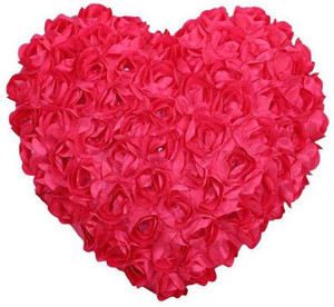 Lata Valentine Red Rose Heart - 30 cm