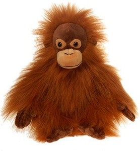 Fiesta Toys Brown Orangutan Plush Animal 10 Inches