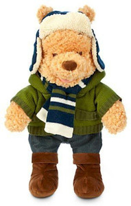 Disney Winnie The Pooh Plush Holiday Special Edition Medium 12