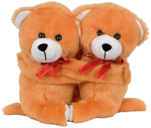 FunnyLand Teddy Bear Twins Mustard 18cm - 18 cm