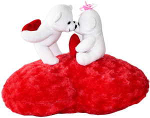 Amardeep Teddies on Heart - 36 cm