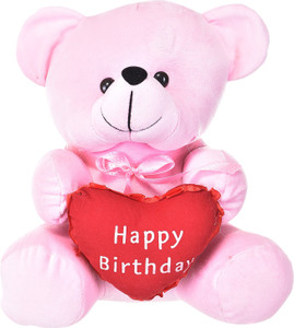 wallpapers Pink Happy Birthday Teddy Bear Images cally happy birthday teddy bear with red heart 25 cmpink red