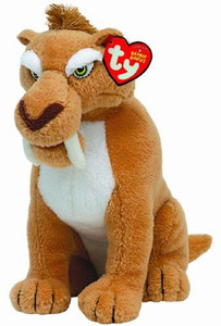 Ty Ice Age Beanie Babies Diego The Smilodon