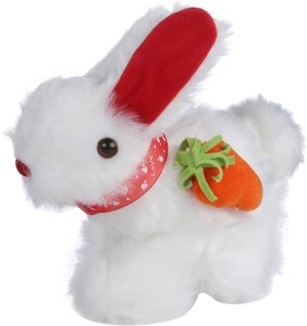 Deals India Soft White Rabbit With Carrot  - 26 cm