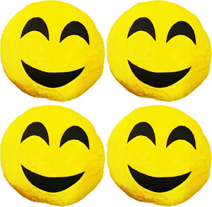 Gold Dust VKI4x5 Smiley Emoticon Decorative Cushion - 15 inch