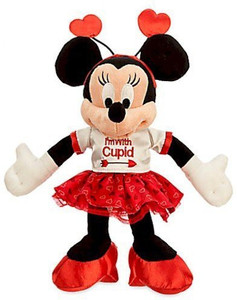 Disney Minnie Mouse ''I'm With Cupid'' Plush - Valentine's Day - 9 inch