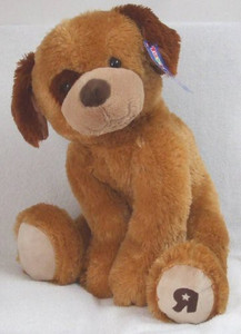 Plush Roscoe Dog Brown