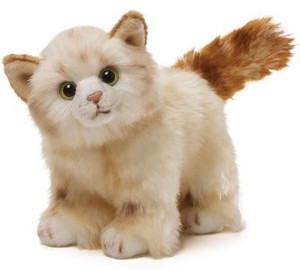 Gund Mittens Plush Tan And White