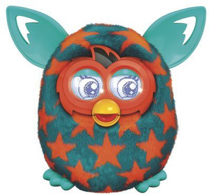 Furby Boom Orange Stars Plush