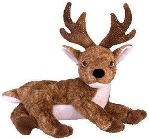TY Beanie Babies Roxie (Black Nose) The Reindeer
