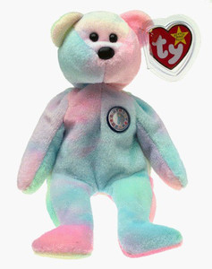 Ty Beanie Ba Birthday Bear