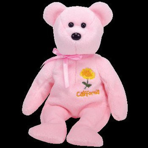 Ty Beanie Ba California Poppy Bear