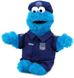 VGCE Sesame Street Nypd Cookie Monster