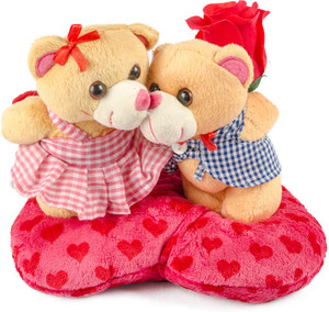 Promobid KISSING COUPLE ON HEART - 8 inch