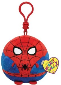 Ty Beanie Ballz Spiderman The Super Hero (Plastic Key Clip 3