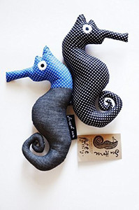 Wee Gallery Wee Handmade Seahorse Blue