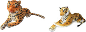 MGPLifestyle Combo of Tiger & Leopard Soft Toy (32cm) - 9 cm