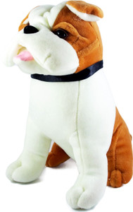 now-n-new pug dog  - 24 cm(brown, white)