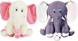 Alexus Pink Grey Elephant - 32 cm