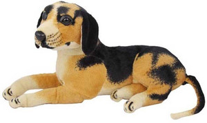 Swastikunj Beagle Sitting Dog Soft Toy(32 Cm) - 10 cm