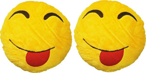Gold Dust VKI2xC Smiley Emoticon Decorative Cushion - 15 inch