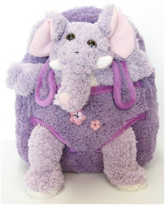 J Elephant Plush Backpack