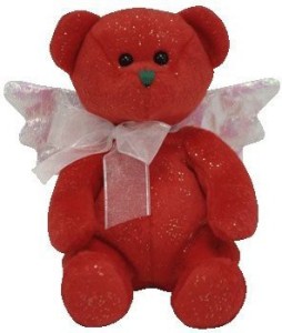 Ty Beanie Ba Hark The Angel Bear (Red Version)