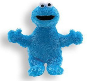 Sesame Street Cookie Monster Plush Cookie Monster Animal (9 Inch)