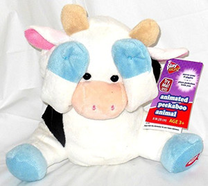 Play Right Animated Peekaboo Plush Animalcow