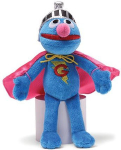 GUND Sesame Street Super Grover Beanbag Stuffed Animal 25