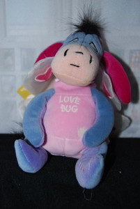 Disney Mini Bean Bag Eeyore Love Bug With Pink Wings 8