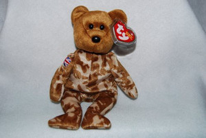 Ty Beanie Ba Hero The Military Bear (Uk Exclusive Version)