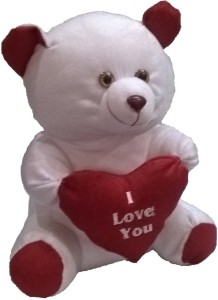 Atorakushon HEART SOFT TEDDY BEAR LOVE VALENTINE COUPLE BIRTHDAY GIFT  - 35 cm