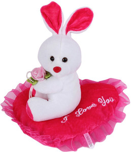 Deals India Deals India I love you Teddy (Pink ) with music - 26 cm