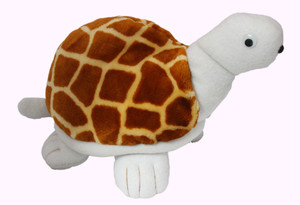 Lavish Blink lavish Blink Tortoise Stuffed Toy White and Brown 30 cm - 23 cm