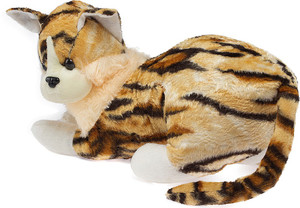 Glitters Tiger Print Cat - 18 cm