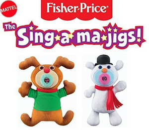 Fisher-Price Mattel The Singamajigs Christmas Combination Duo Set
