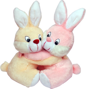 Tabby Cute & Lovely Bunny Couple - 37 cm