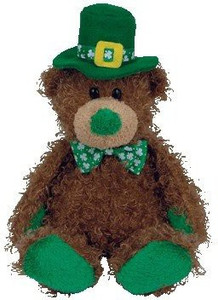 Ty Beanie Babies Pat O' Lucky Irish Bear ( Store Exclusive)