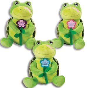 K&G Adorable Speedy Recovery Plush Turtle Get Well Soon Gift