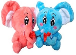 Cuddles Lovely Looking Colorful Elephants  - 20 cm