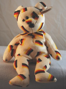 Ty Beanie Ba Deutschland The Bear (W/ Black Nose)