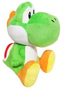 Super Mario Brothers Yoshi Green 10 inches Plush - 20 inch